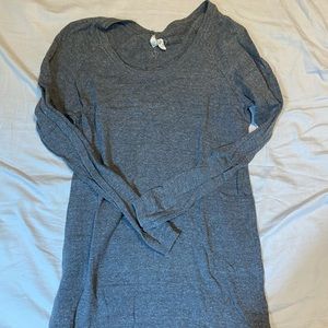 Grey cotton dress - perfect for fall / winter